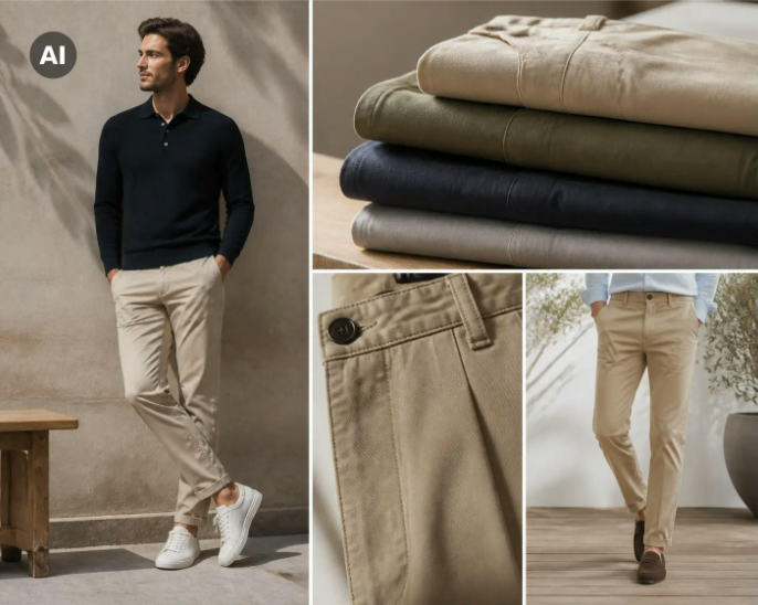 Chinohose: stil, passform und material